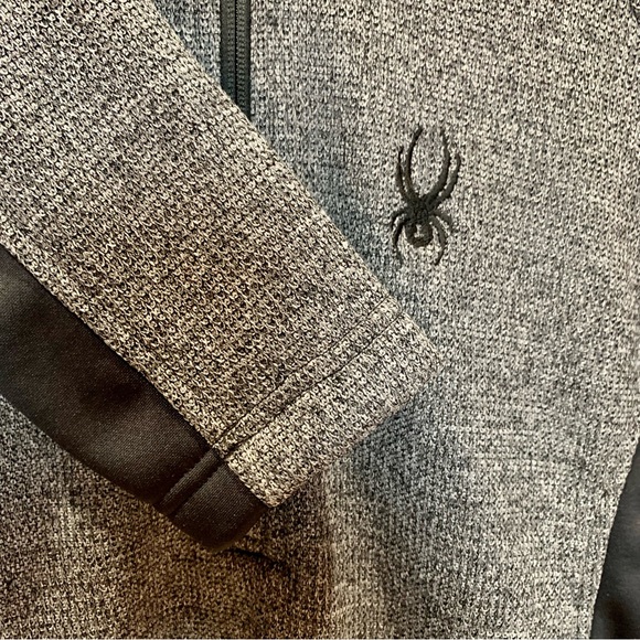 Spyder Men's Outbound 1/2 Zip Gray Pull Over Jacket / Sweater sz L - Picture 8 of 15